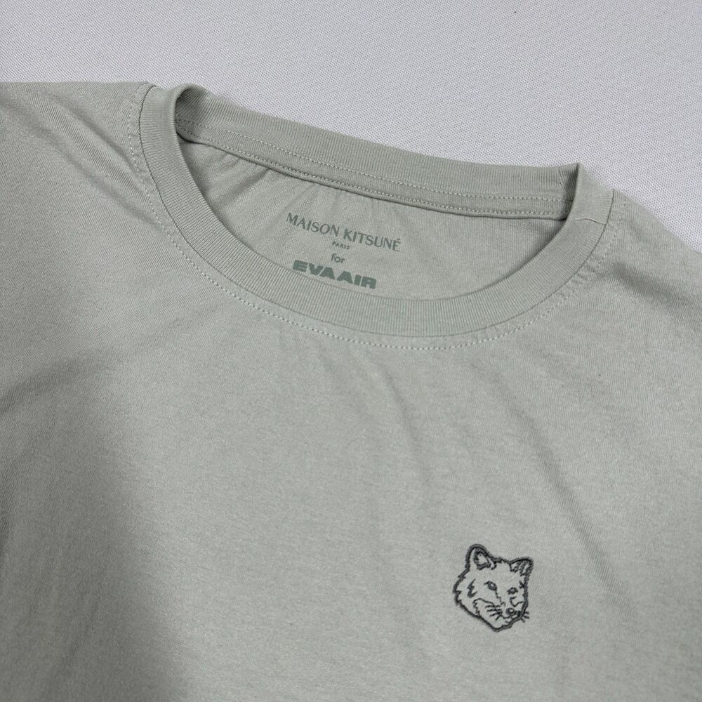 Maison Kitsune for Eva Air Long Sleeve Shirt Gray - Size L